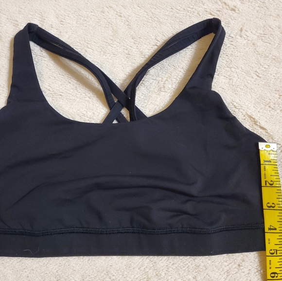 Lululemon Energy Bra Size 8? Black - Picture 3 of 7